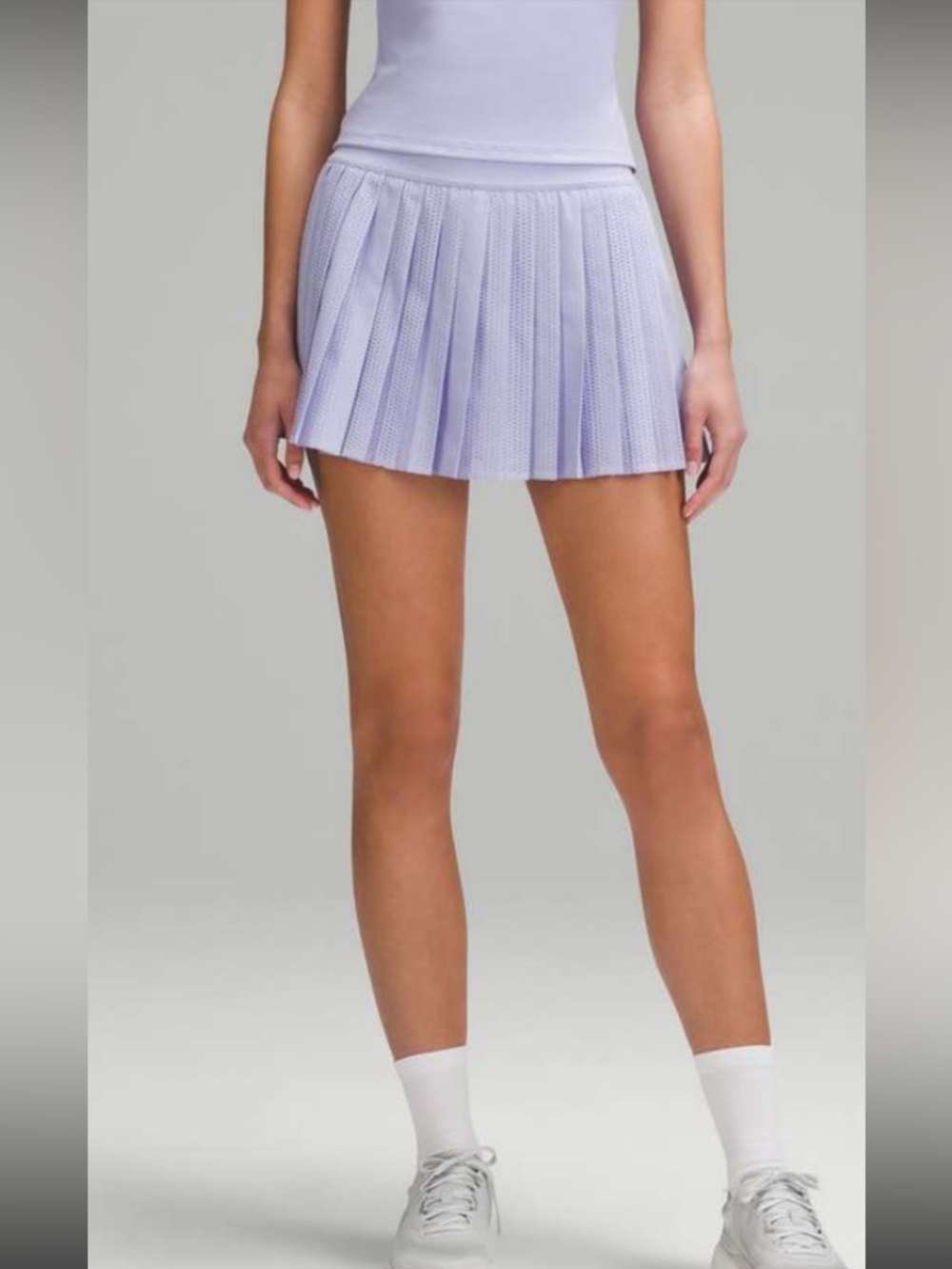 lululemon athletica Pleated Light Lavender Athletic Skirt